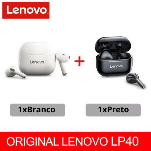 Fone de ouvido Lenovo LP40