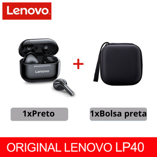 Fone de ouvido Lenovo LP40