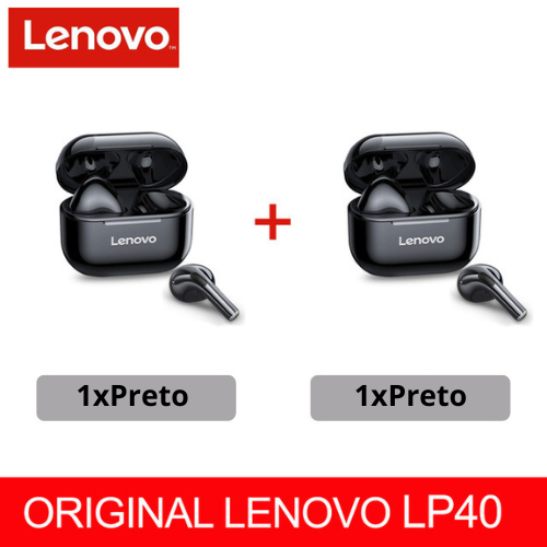 Fone de ouvido Lenovo LP40