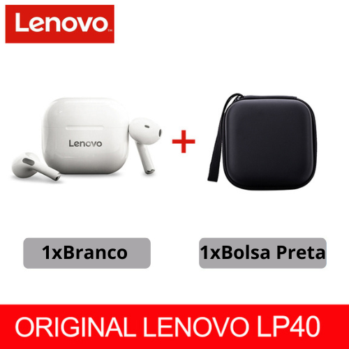 Fone de ouvido Lenovo LP40