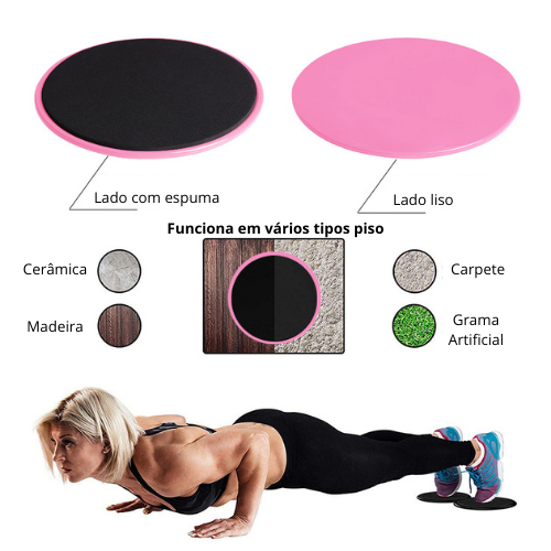 Kit de Discos para Exercício Abdominal