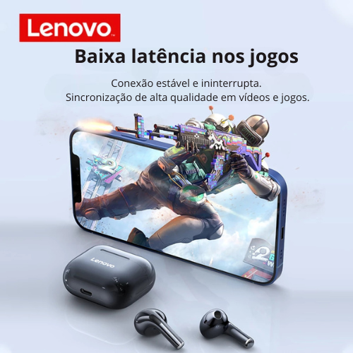 Fone de ouvido Lenovo LP40