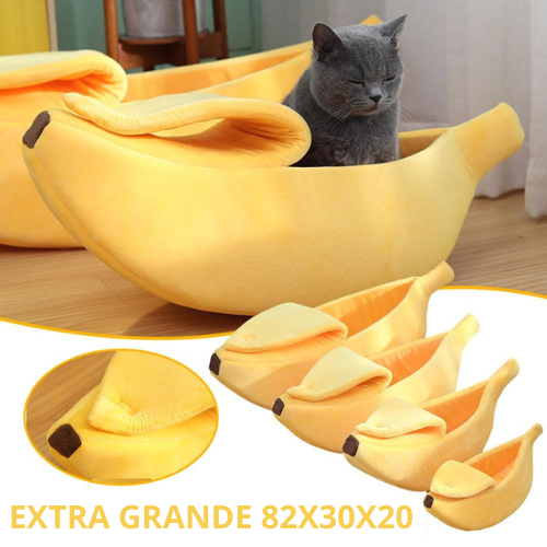 Cama banana para pets